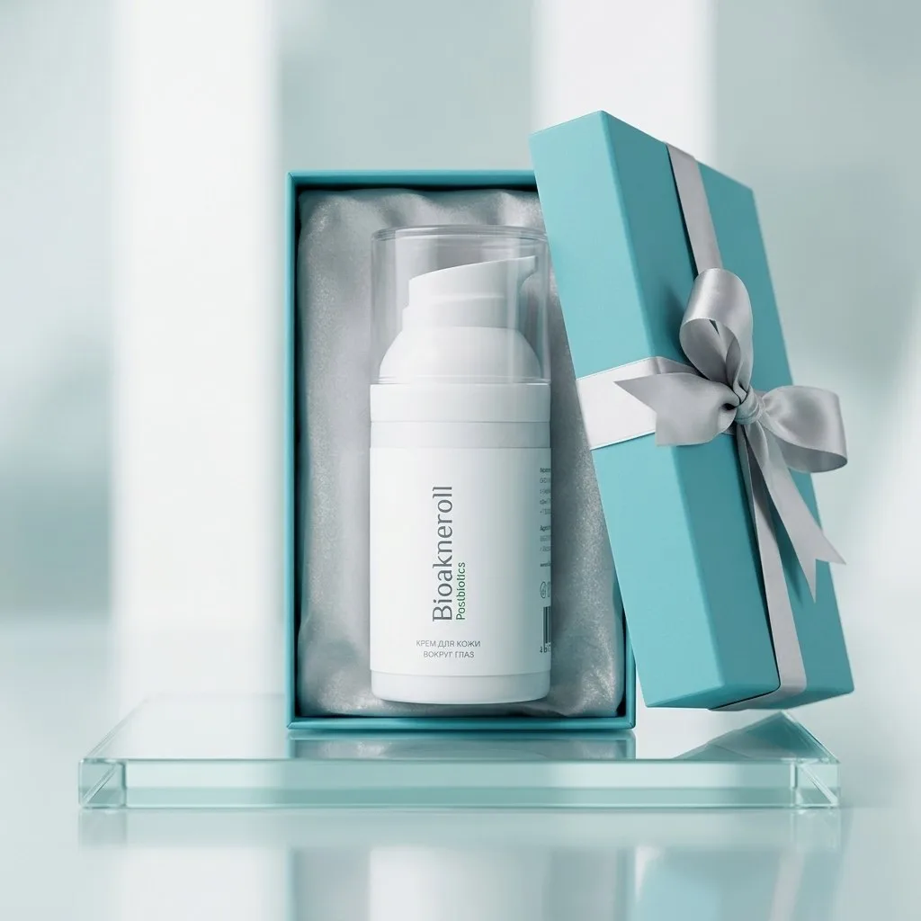 Разыгрываем крем для кожи вокруг глаз Bioakneroll Postbiotics!