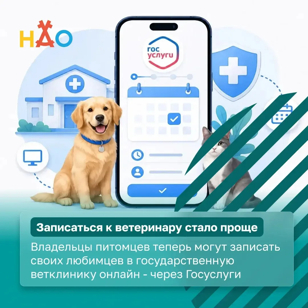 Записаться к ветеринару стало проще. Теперь владельцы животных могут выбрать время прие...