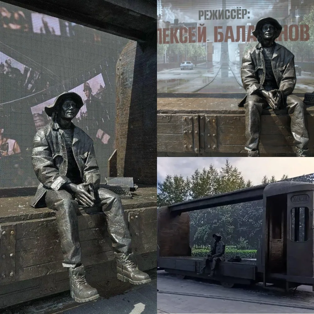 Памятник Алексею Балабанову открыли в Екатеринбурге. Церемонию посетили Владимир Мединский, Никита М