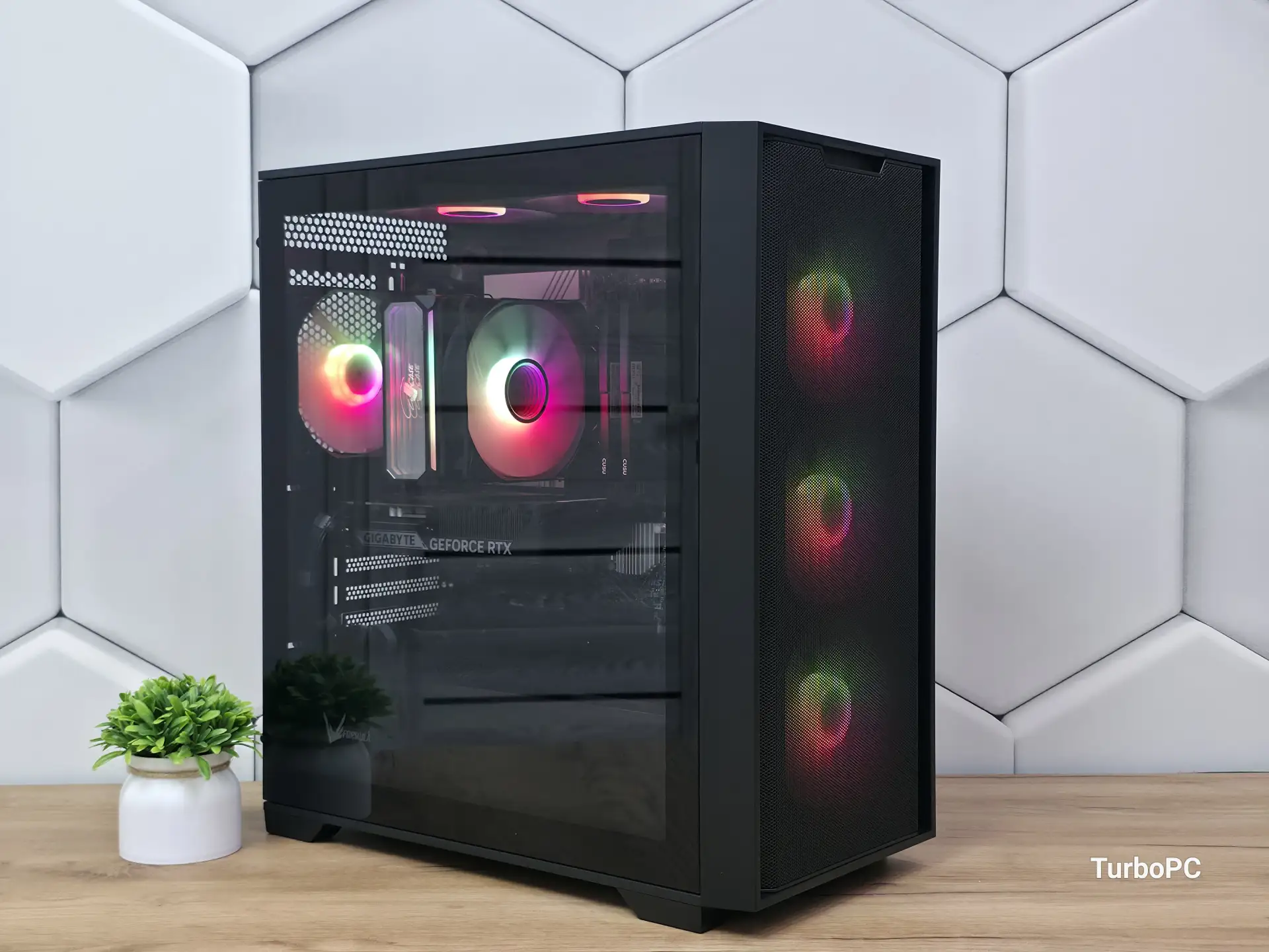 Вдох сквозь сетку Formula GX 600 Plus, выдох тепла. Бюджетный i5-14400F и свежая RTX 5060 Windforce 