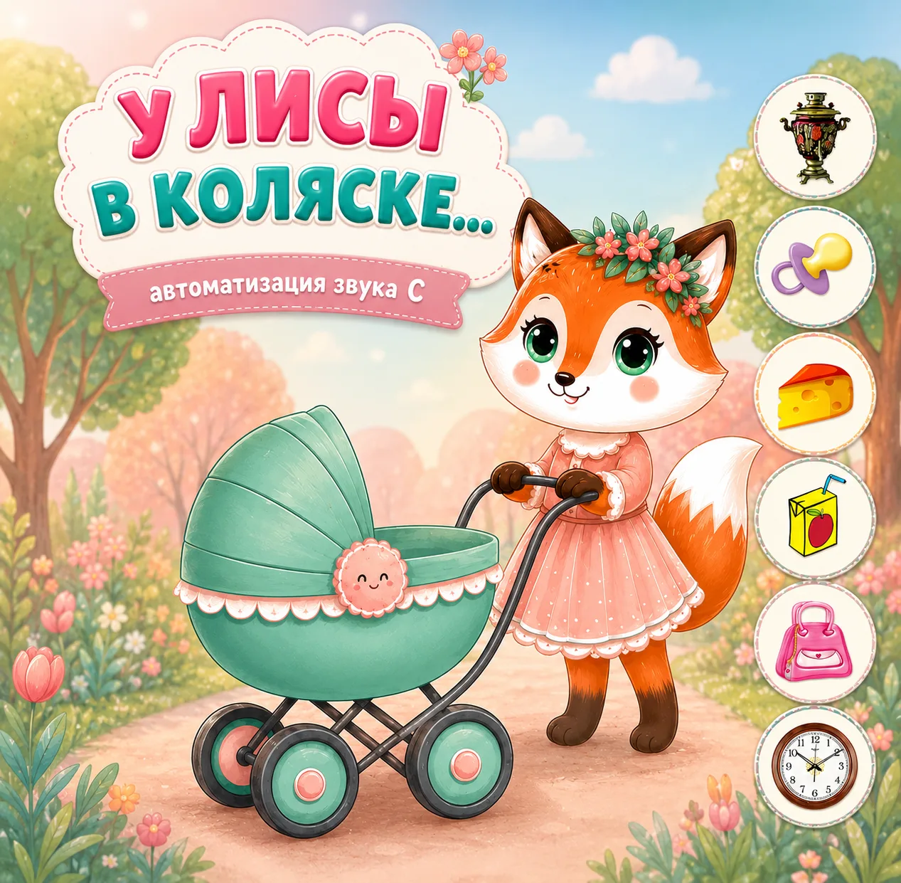 🦊✨ У ЛИСЫ В КОЛЯСКЕ ✨
Автоматизация звука С

📥 Скачать пособие можно бесплатно прямо из поста👇.

