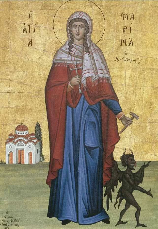 Великомученица Марина (Маргарита) Антиохийская, побившая сатану молотком

🗓️ 30 июля
Церковь чтит п