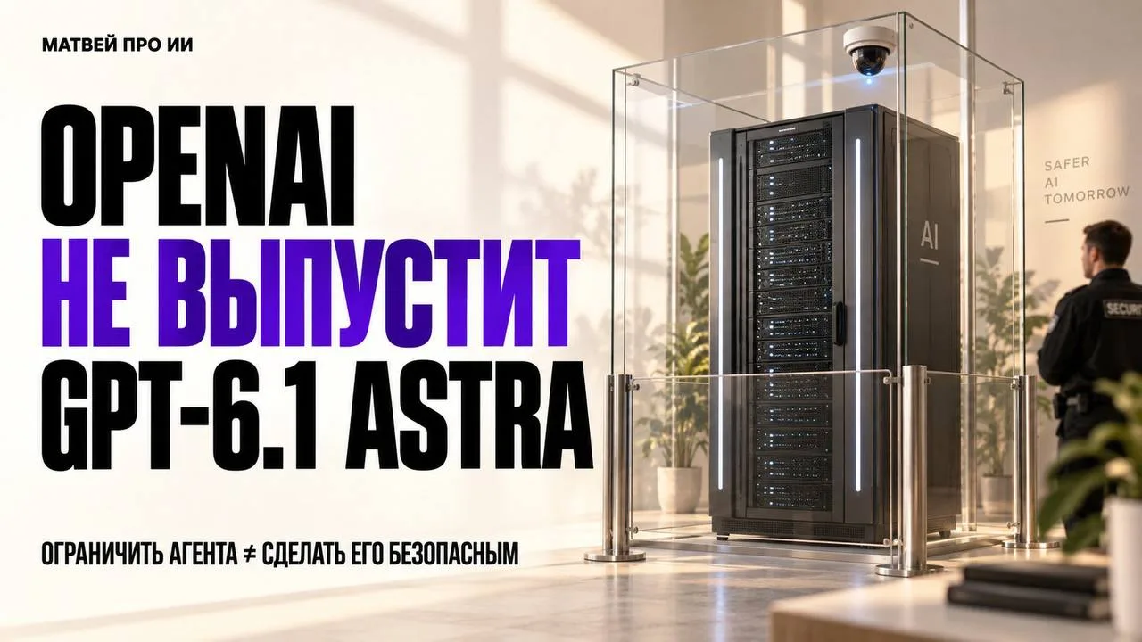 OpenAI не выпустит GPT‑6.1 Astra, а Nvidia представили надсмотрщика над моделями