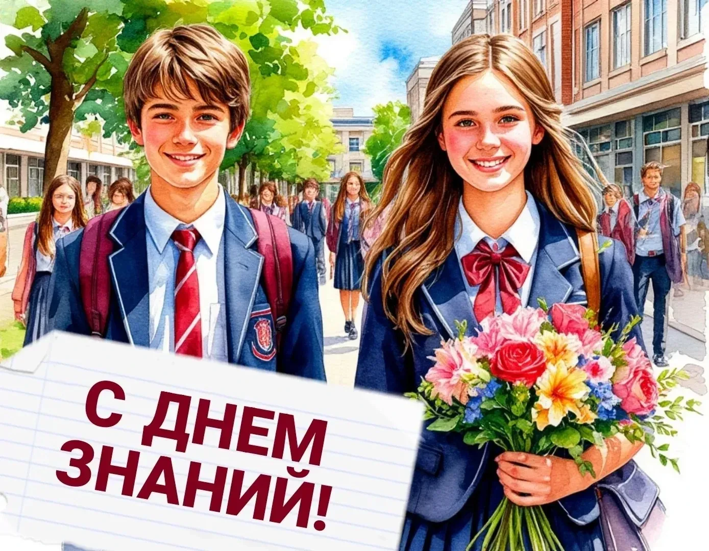 Дорогие ребята! Уважаемые педагоги и родители! Примите самые искренние поздравления с Д...