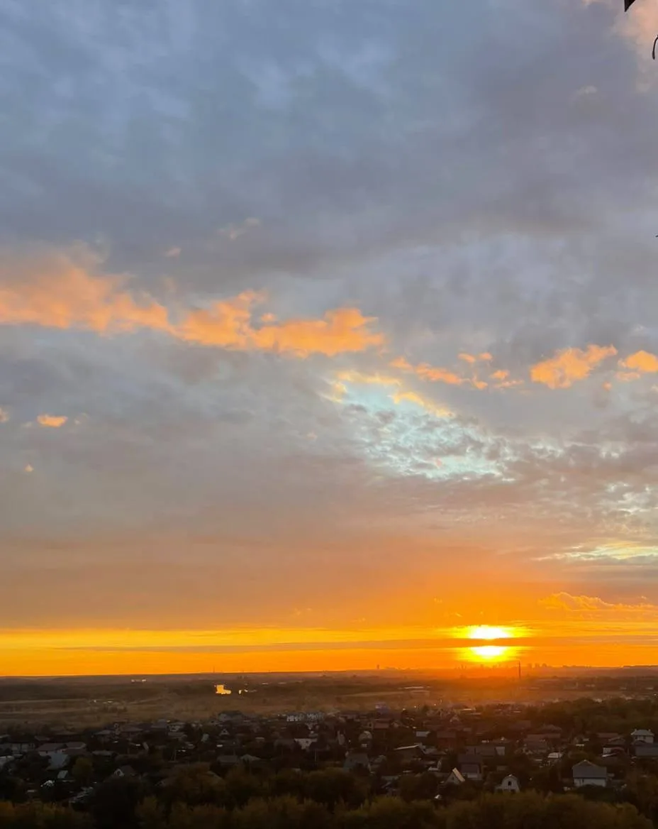 Огненный закат 🌆🌇