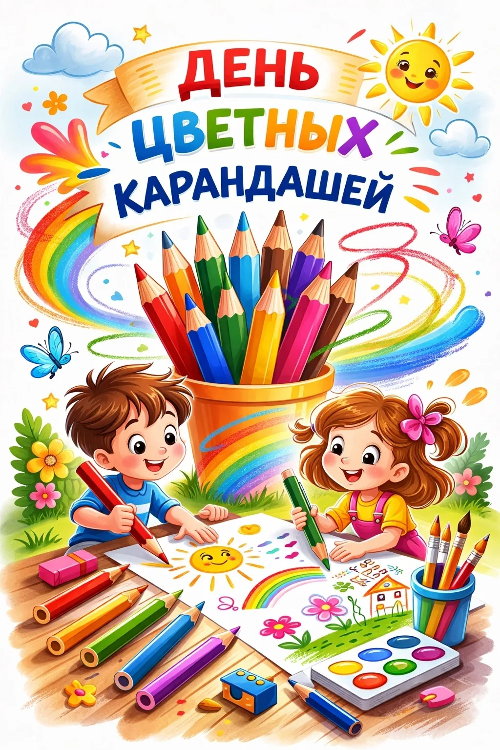 16 марта "День цветных карандашей"
Этот день в детском саду №36 прошёл очень ярко, весело и познават