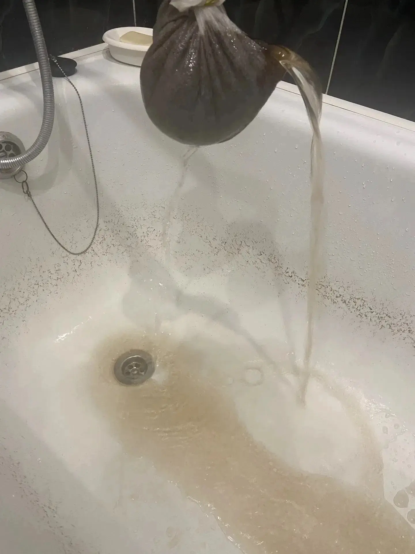 Тем временем , жители Рошаля очищают воду сами :