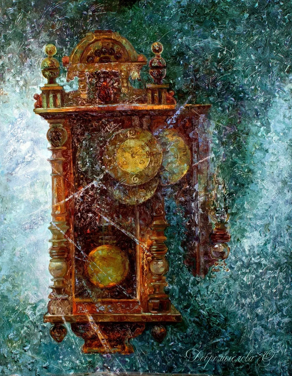 Выставка художницы Ольги Добромысловой «Времени ход»

⏰До 5 июля; ср-вс с 11:00 до 14:00; с 15:00 до