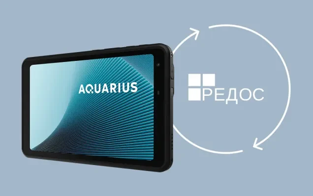 Российский защищенный планшет Aquarius AQpad R380M получил поддержку РЕД ОС М