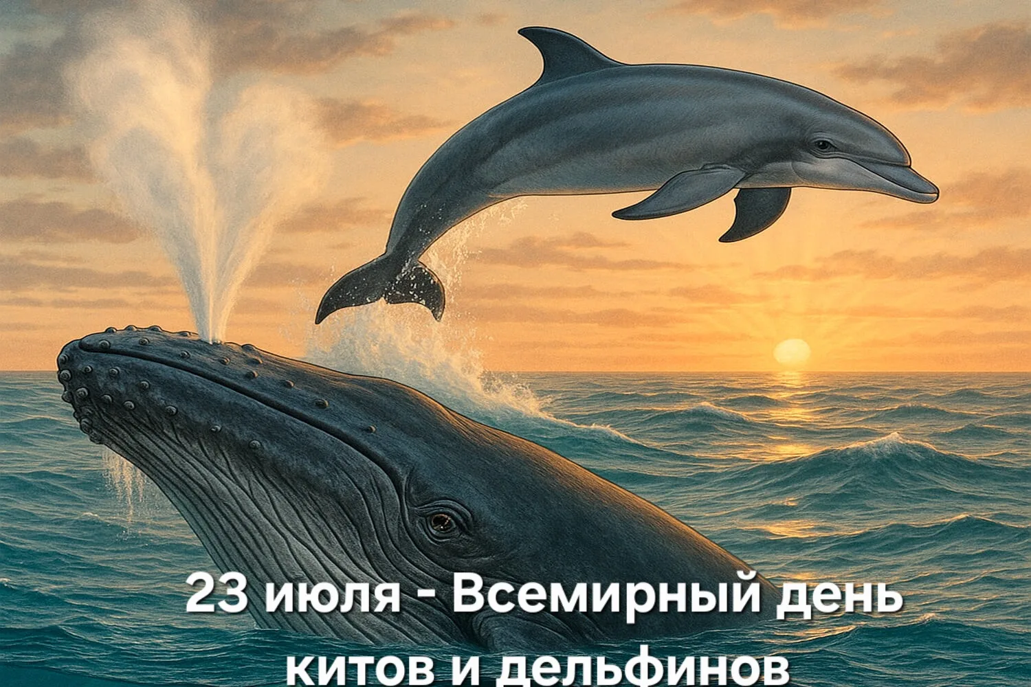 🐋🐬 23 июля - Всемирный день китов и дельфинов.

Этот день был учреждён, чтобы напомнить: океан - н