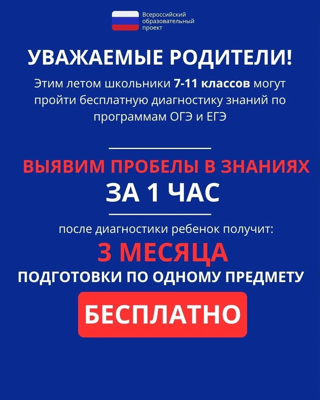 Уважаемые родители и ученики!