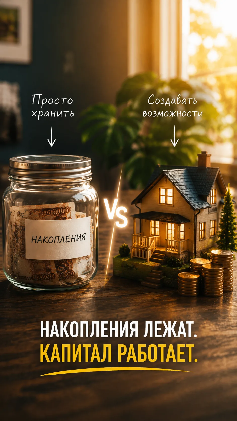 💰 ЧЕМ КАПИТАЛ ОТЛИЧАЕТСЯ ОТ НАКОПЛЕНИЙ

━━━━━━━━━━━━

Недавно поймал себя на мысли, что многие люди