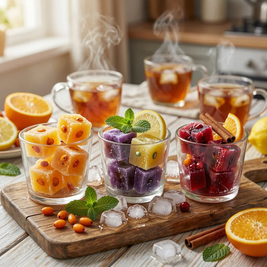 ВИТАМИННЫЕ КУБИКИ ДЛЯ ЯРКОГО ЧАЯ 🍊🫐