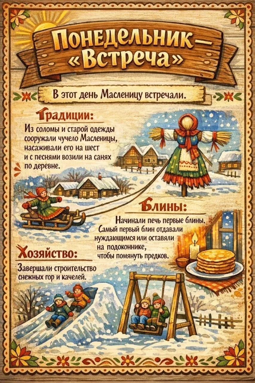 Масленица к нам пришла! 🥞✨ 🌟