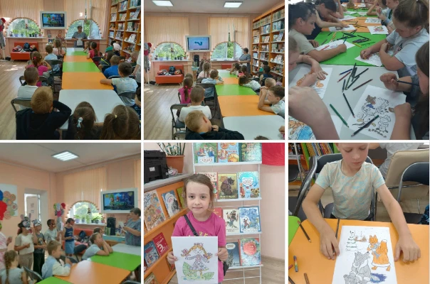 Сегодня для ребят из школьного лагеря в Детской модельной библиотеке прошла литературная игра «Ой, с