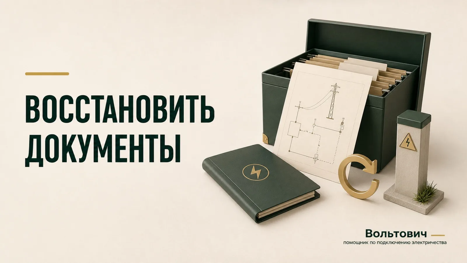 📄 Потеряли документы на электричество? Восстановить можно без нового подключения