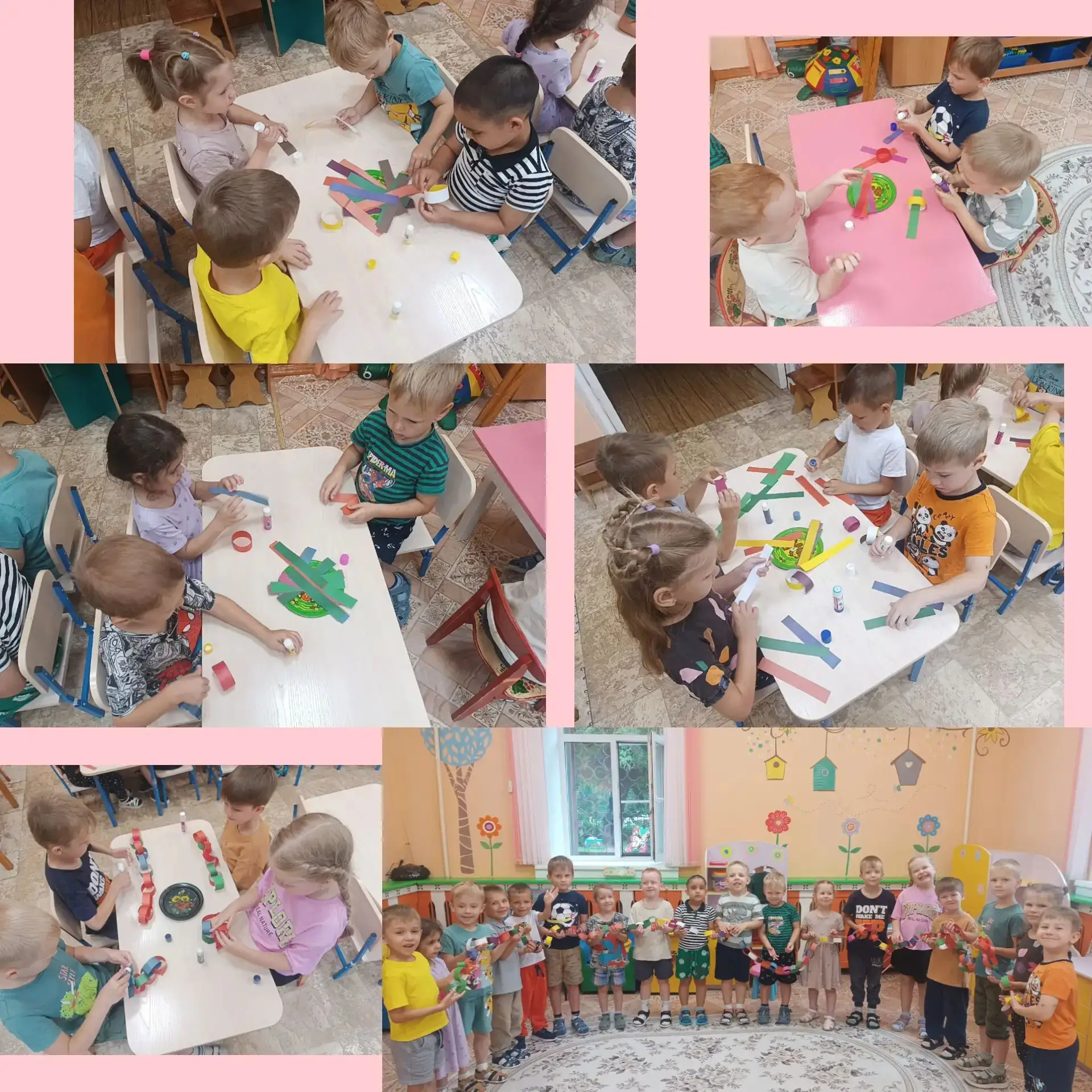 ✨ Дружба + творчество = идеальный день в средней группе!
Сегодня ребята скрепляли звенья «Цепочки др