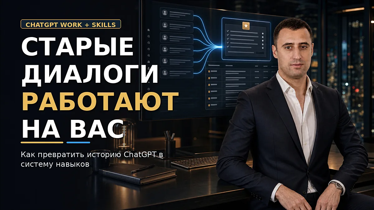 Я попросил ChatGPT проанализировать мои старые диалоги. И он показал мне не промпты, а систему моей 