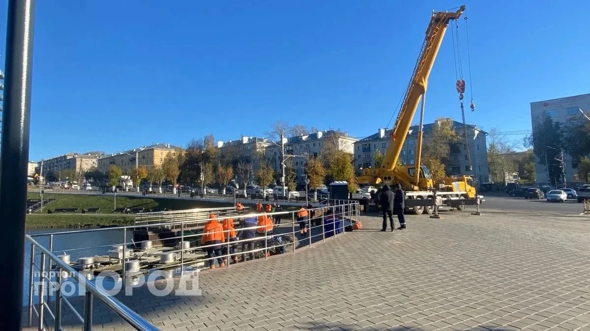В парке имени Кирова начали демонтаж светомузыкального фонтана