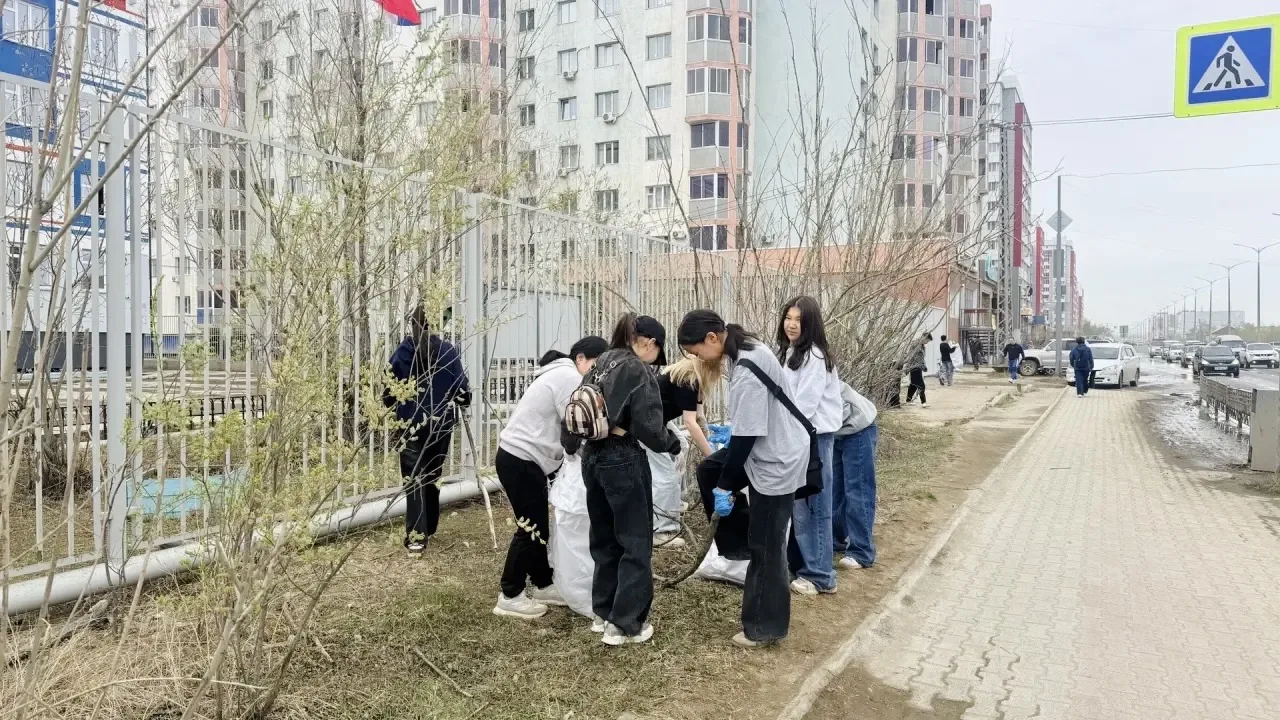 🌿 Субботник в школе 🌿
