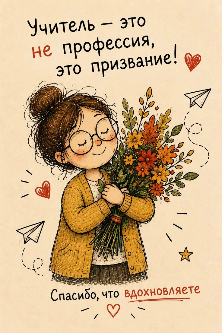 💗Дорогие учителя, наставники и педагоги!