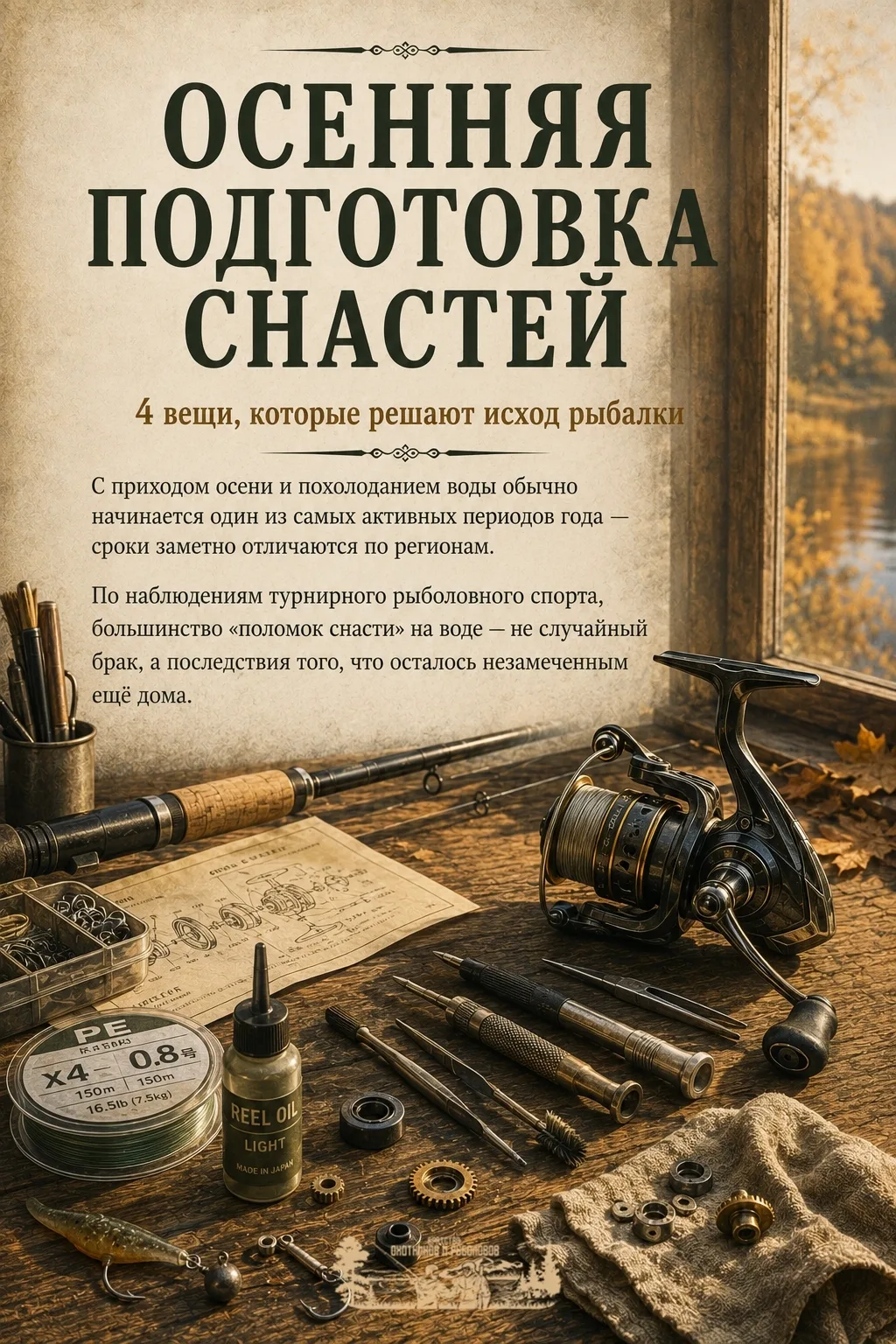 🍂 Почему «плохая рыбалка» иногда решается не на воде, а дома 😬