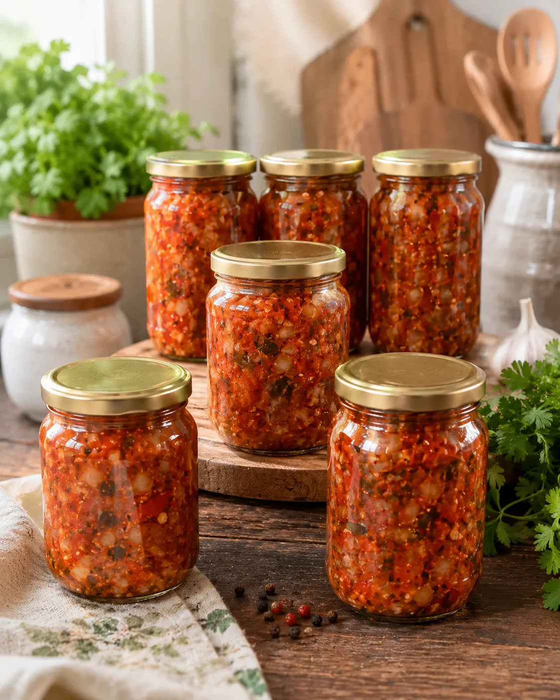 БАКЛАЖАННАЯ ИКРА
⠀
😊 Каждый год, как только появляются хорошие баклажаны, первым делом готовлю имен