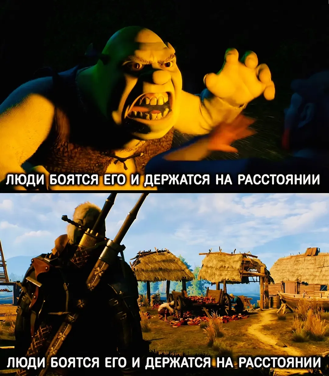Ведьмак = Шрек