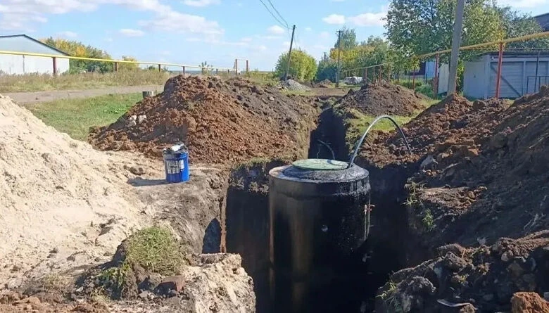 🛠В селе Красивое Тамбовской области обновление системы водоснабжения завершено на 72%