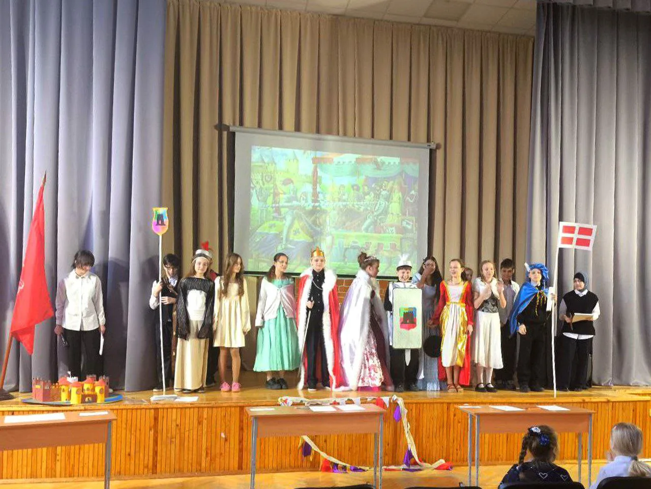 ⚔️  19 февраля в нашей школе прошёл настоящий Рыцарский турнир среди учащихся 6-х классов, приурочен