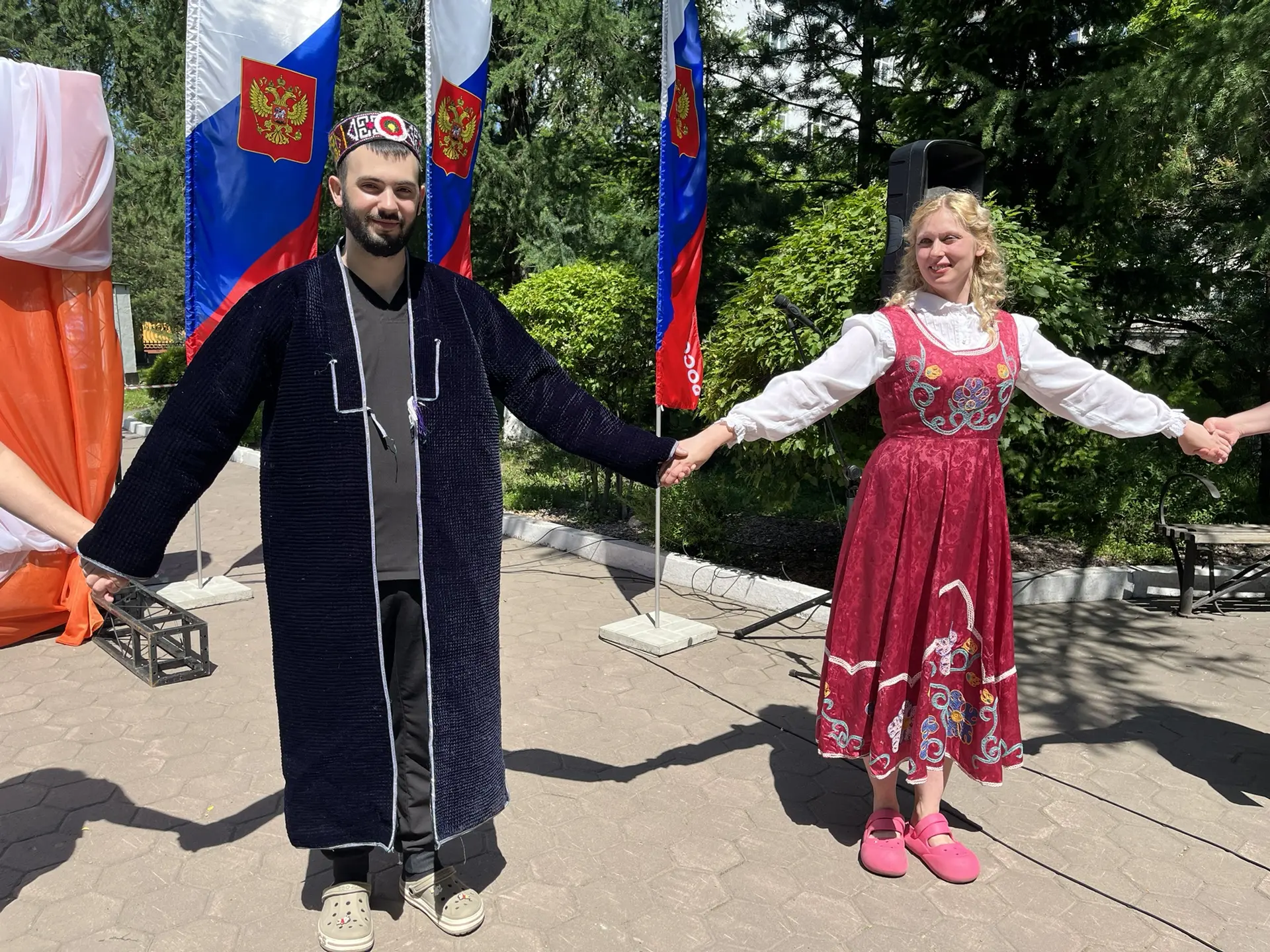 🏣В преддверии Дня России в Первой больнице прошел фестиваль национальных культур.