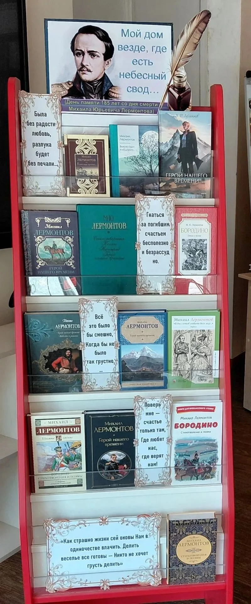 В Токмакской  центральной детской библиотеке открылась книжная выставка «Мой дом везде, где есть неб