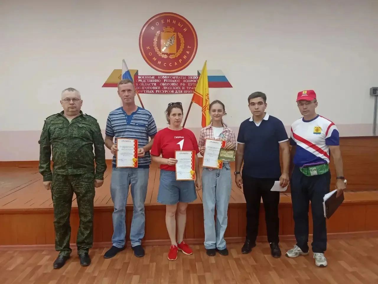 В рамках всероссийского конкурса наставников "Быть, а не казаться" на базе военкомата г. Шумерля был