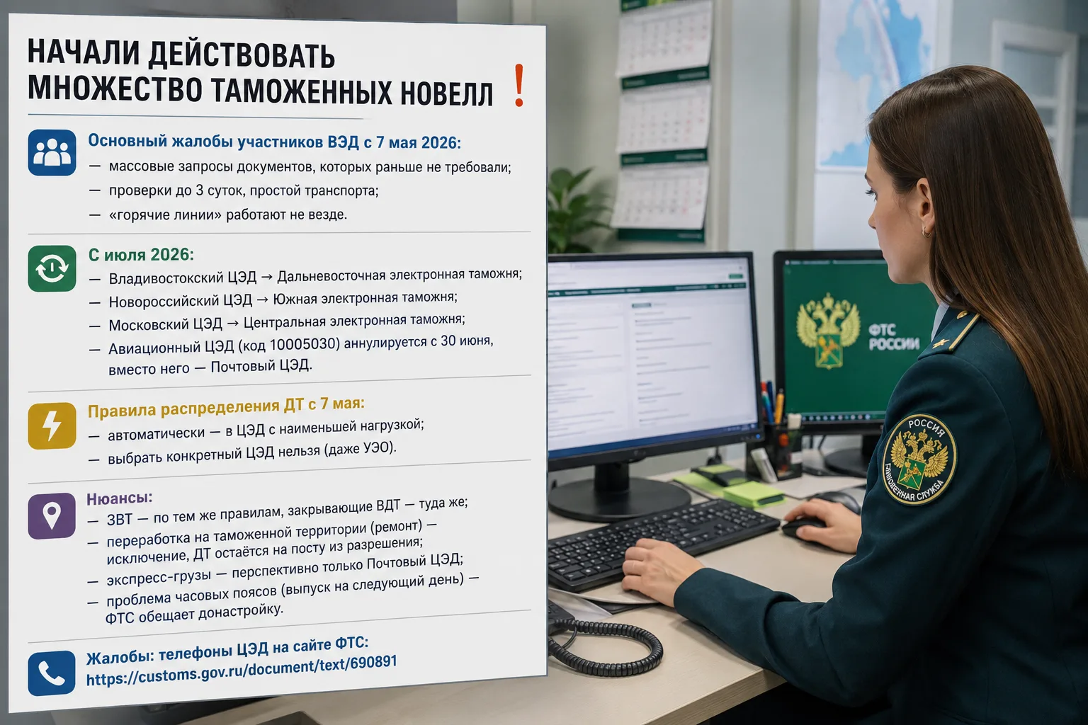 НАЧАЛИ ДЕЙСТВОВАТЬ МНОЖЕСТВО ТАМОЖЕННЫХ НОВЕЛЛ

⚠️Основные жалобы участников ВЭД с 7 мая 2026:
— мас