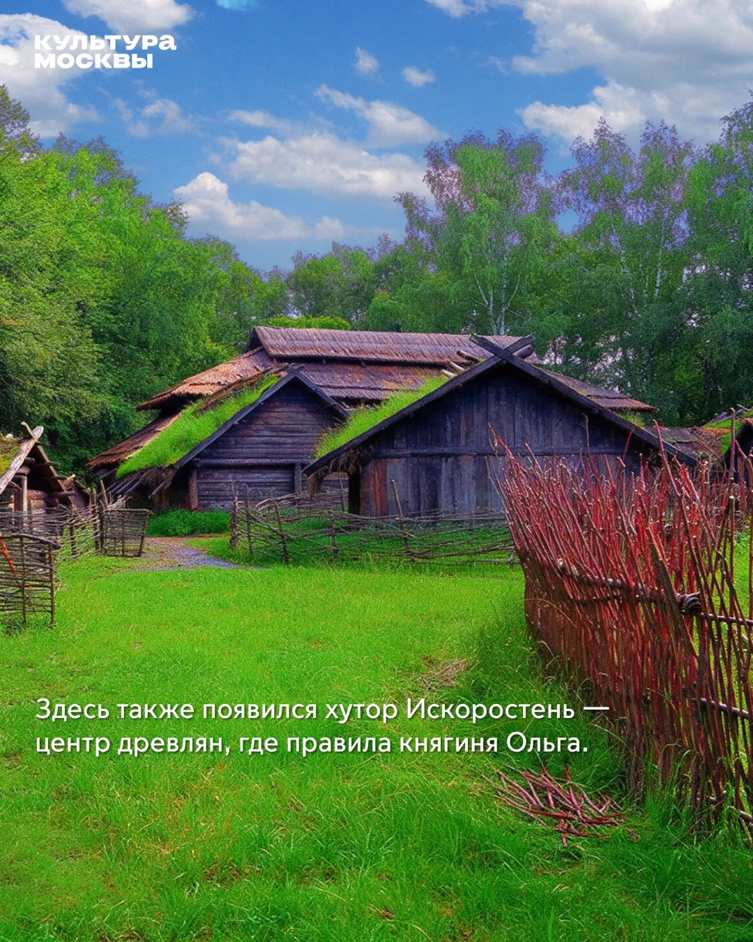 Мох и трава на крышах: как в «Москино» строили Древнюю Русь?