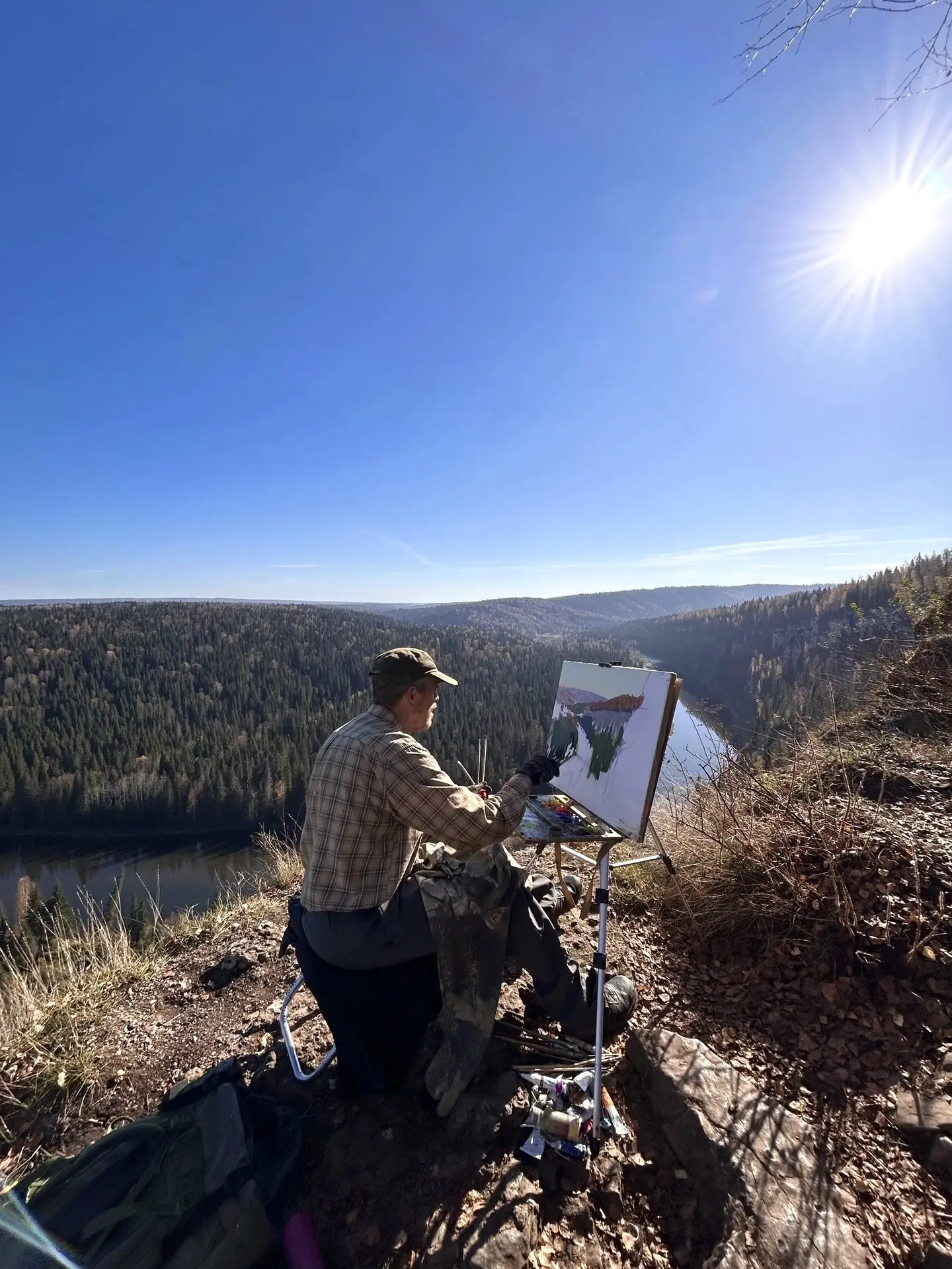🎨 Пленэр на Усьвинских столбах ⛰️🌲