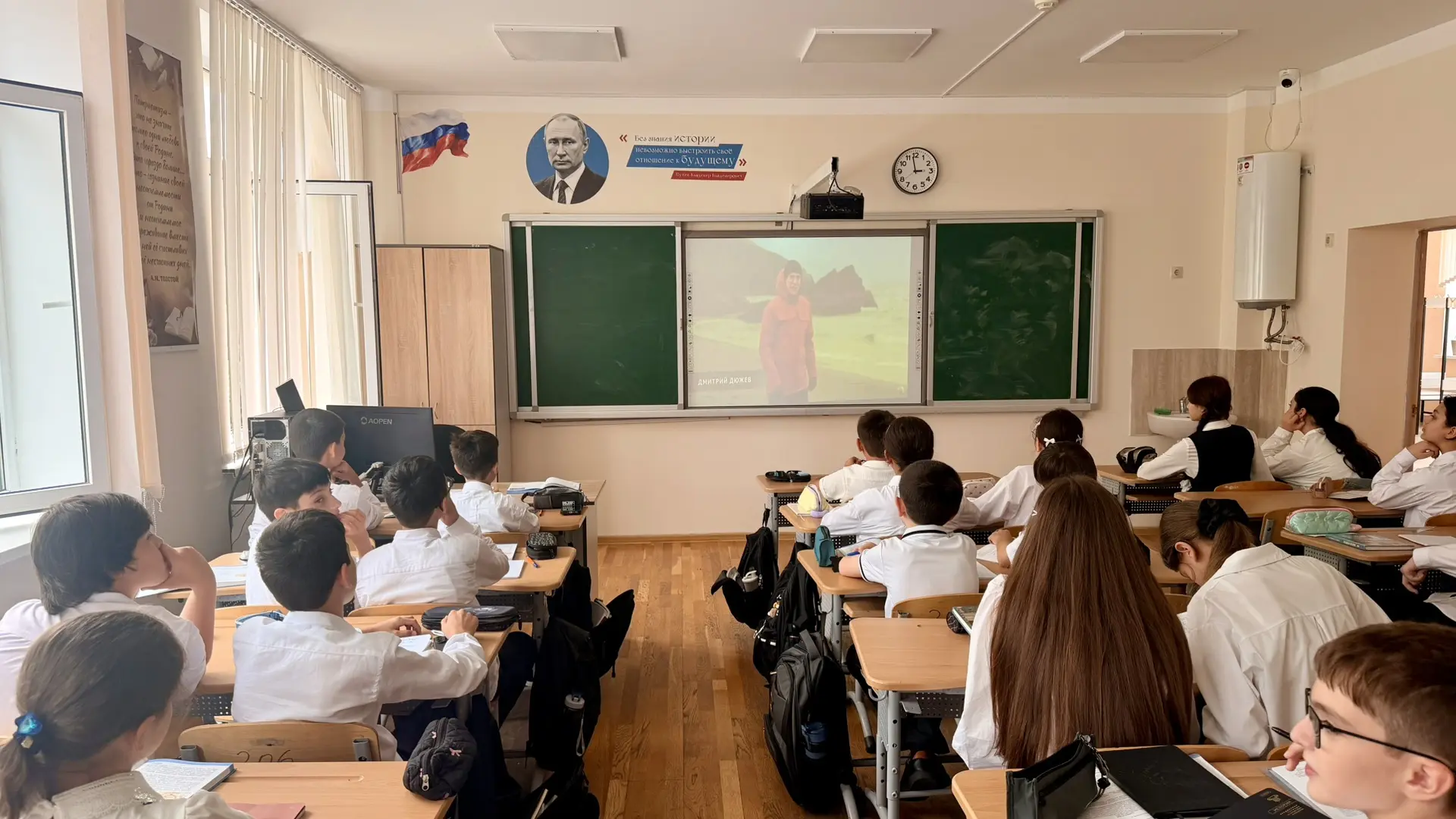 В нашей школе прошёл киноклуб «Шумшу. Последний бой» — мы присоединились к Всероссийско...
