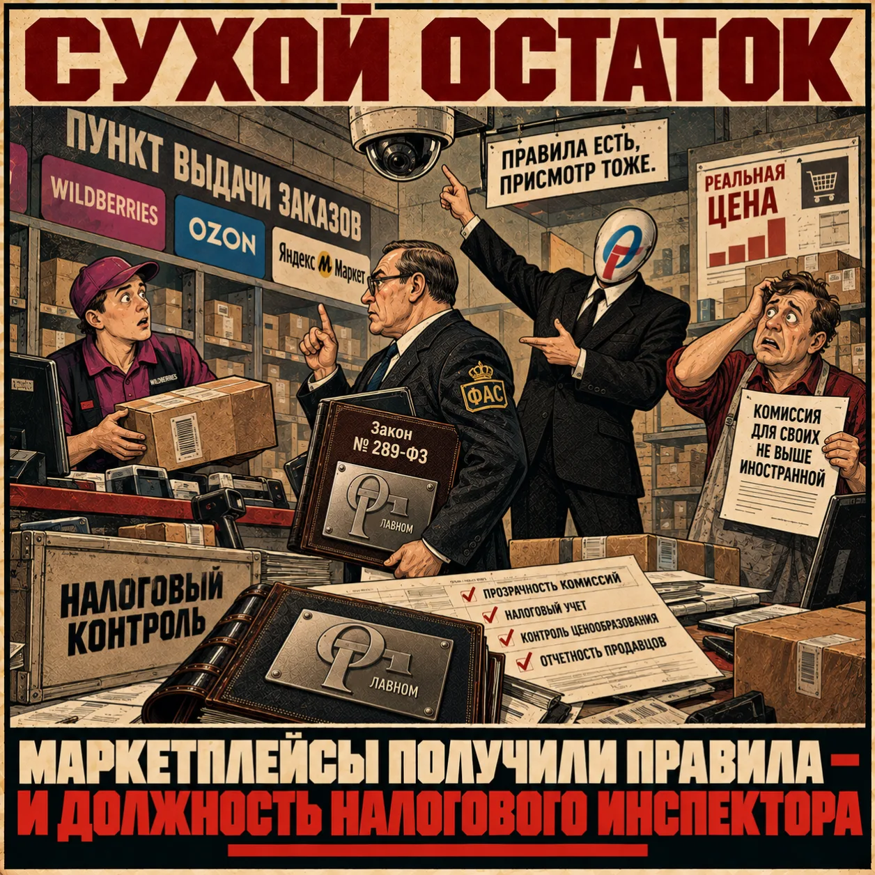 📦 Маркетплейсы получили правила — и должность налогового инспектора
