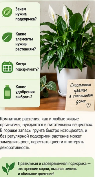 Даже самая хорошая почва со временем истощается. Растение постоянно забирает из неё пит...