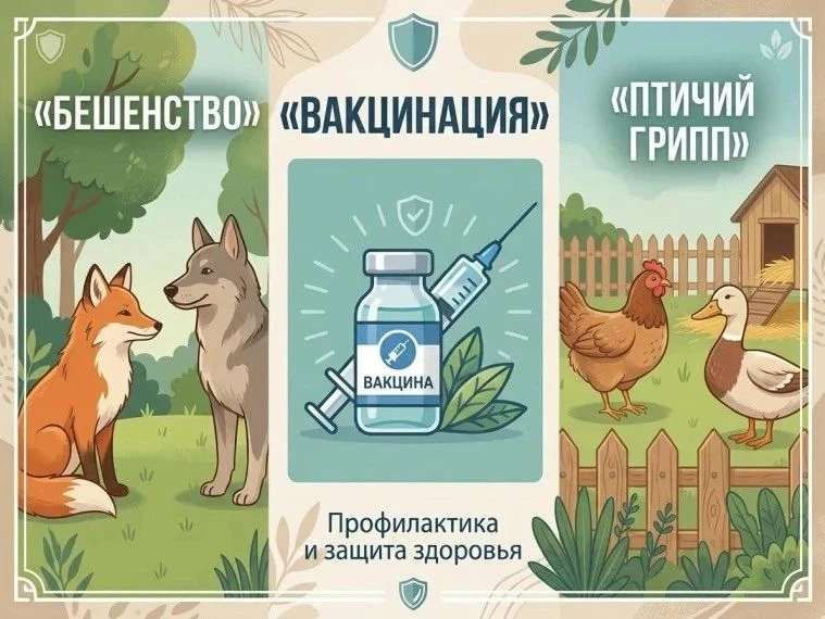 🐾 Бешенство: опасность и меры предосторожности ⚠️