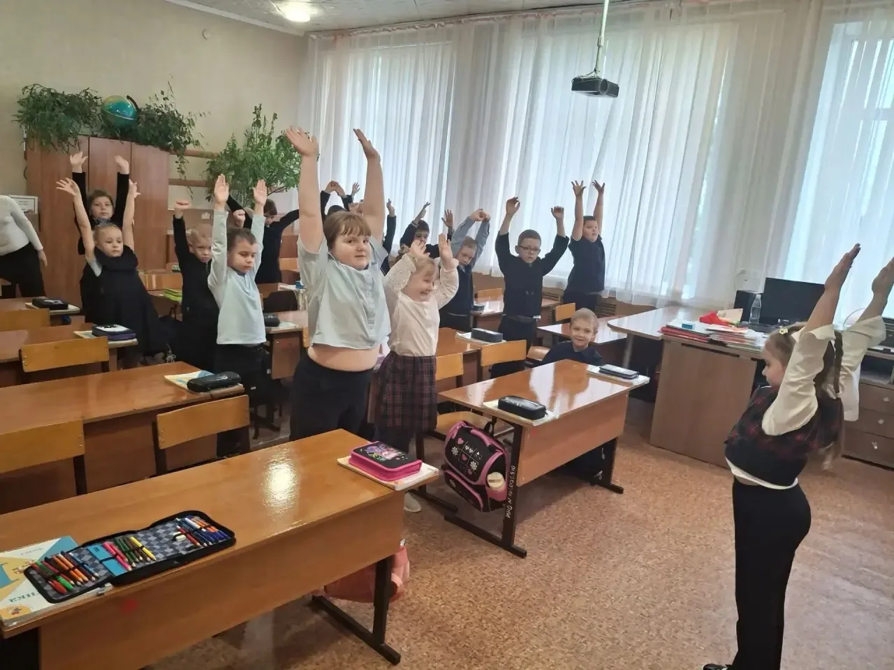 Секрет бодрого утра учеников нашей школы.