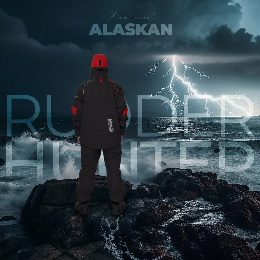 Alaskan Rudder Hunter
 - раздельный лодочный костюм современного дизайна, изготовленный из прочной н