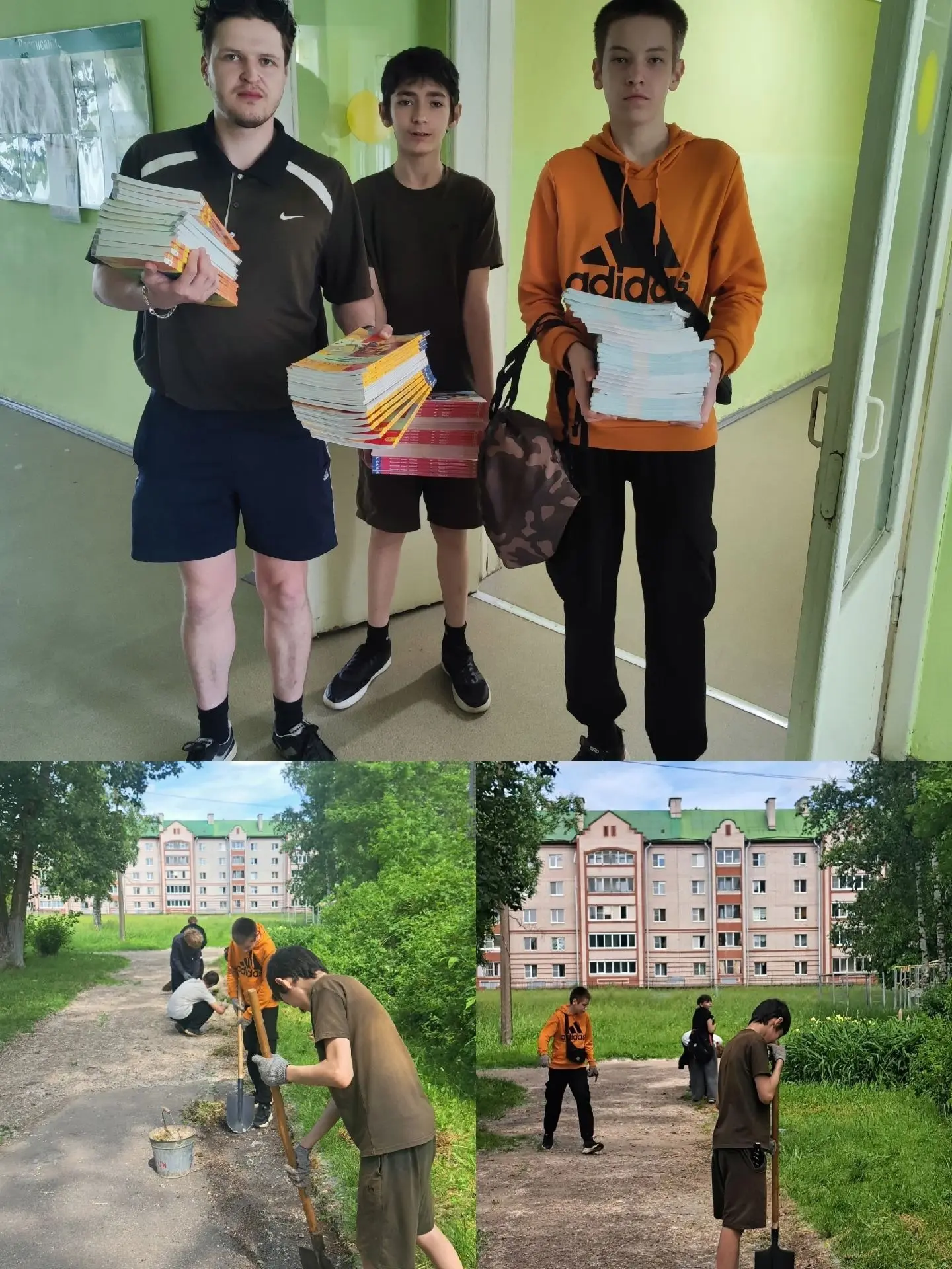Ребята из нашего пришкольного лагеря доказывают: лето — это не только время развлечений...