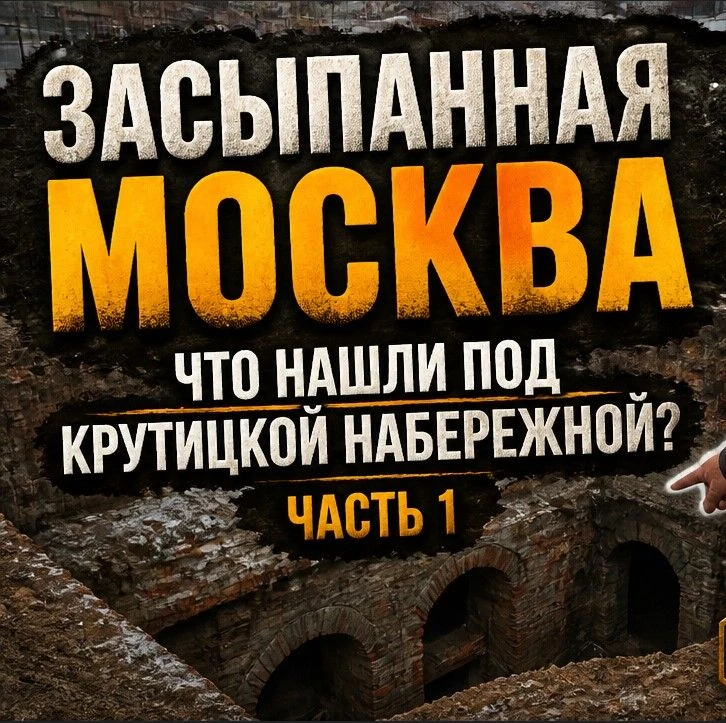 ✅ Засыпанная Москва: Что нашли под Крутицкой набережной?