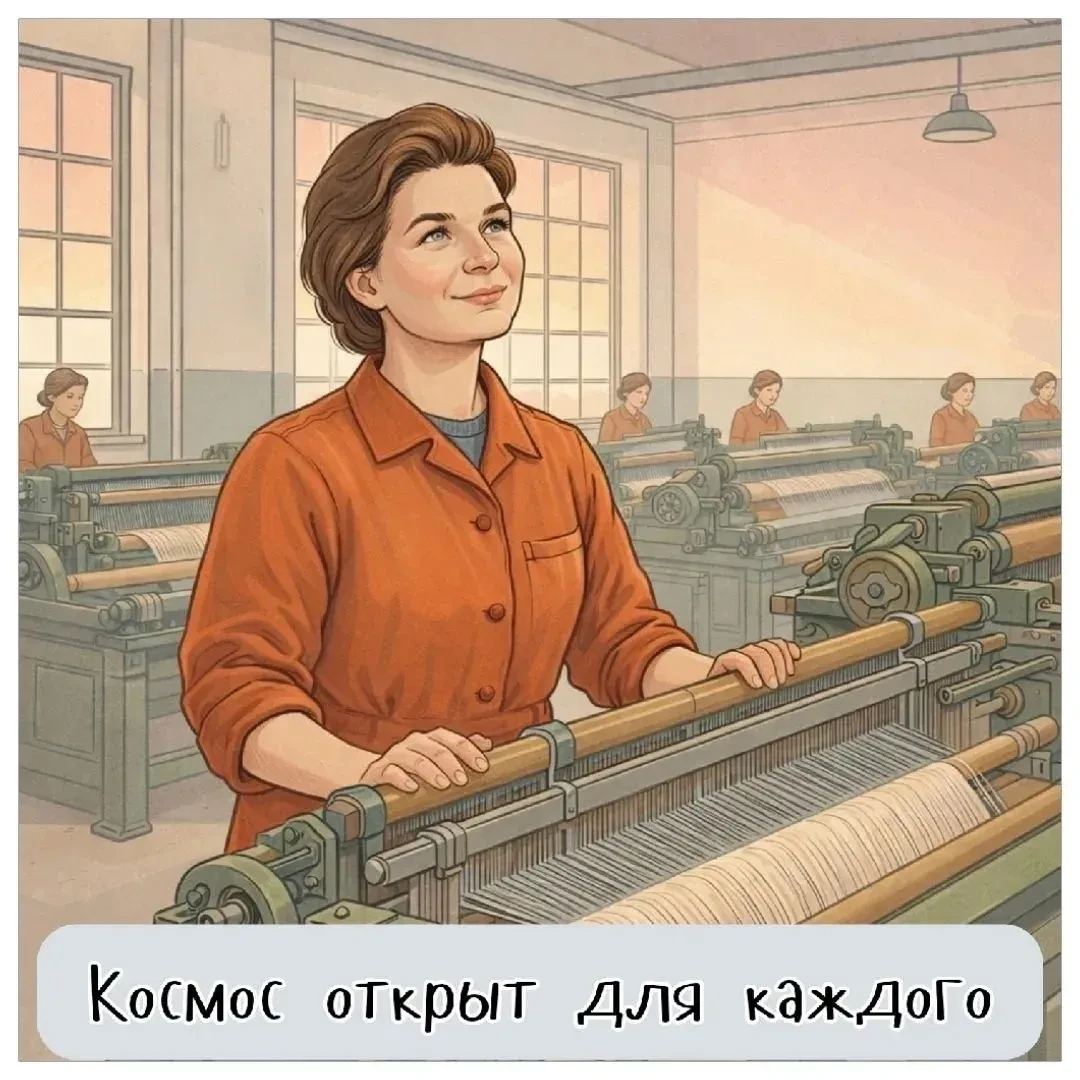 ЭТОТ ДЕНЬ В ИСТОРИИ...
ДЕНЬ ПОКОРЕНИЯ КОСМОСА ЖЕНЩИНОЙ... 16 июня — день, когда космос покорила женщ