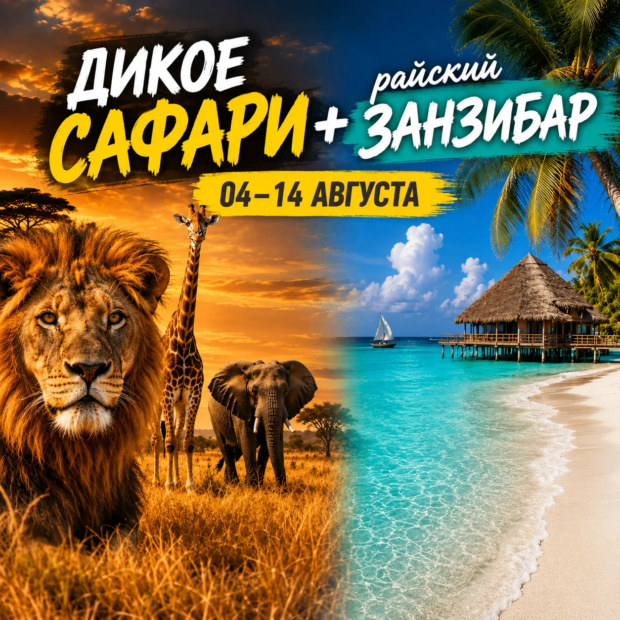 🦒Есть новости для тех, кто давно мечтал об Африке!

Моя коллега собирает небольшую группу в Танзани