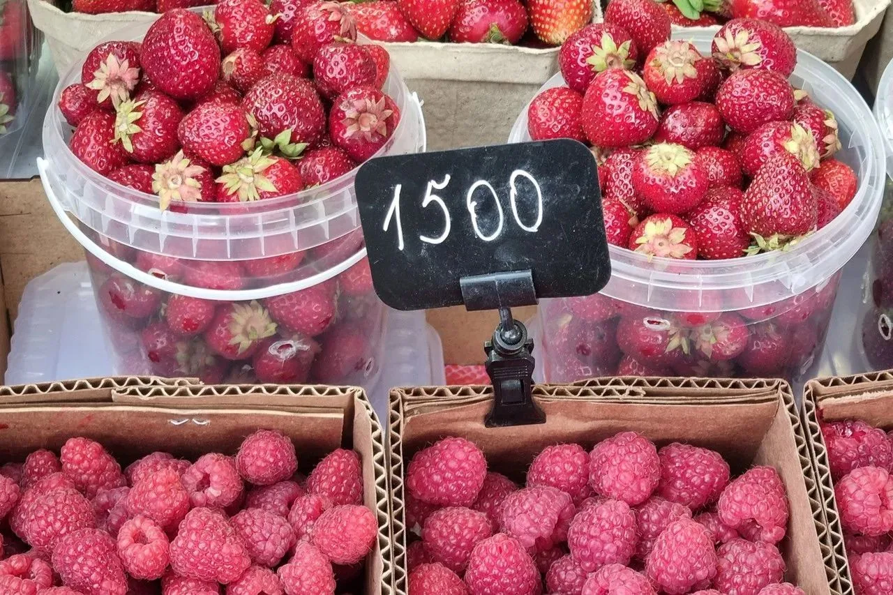 🍓 Малина в Москве подорожала до цены авиабилета. На рынках килограмм стоит 3 000 ₽, по...