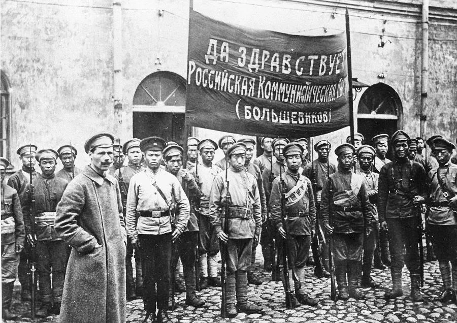 Китайские каратели в составе Красной армии, Россия, 1918 год.