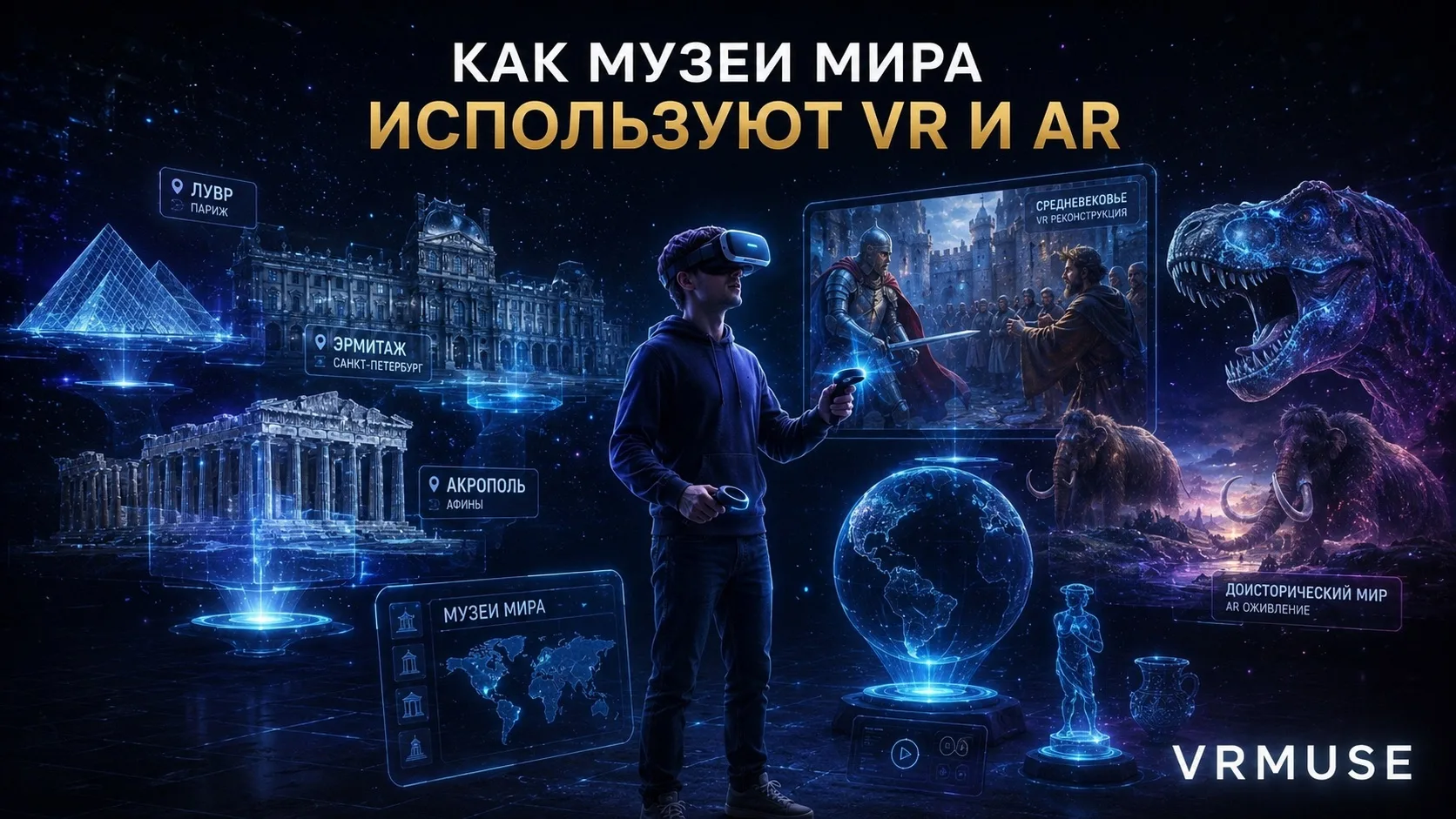 🌍 Как музеи мира используют VR и AR — и что из этого реально работает

Технологии виртуальной и доп