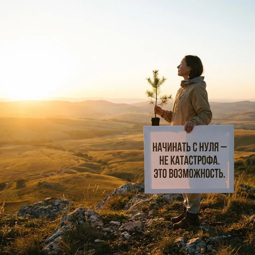 Начинать с нуля — не катастрофа. Это возможность.